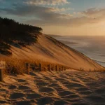 Bassin d Arcachon que faire : vue de la Dune du Pilat, sentier sur les dunes