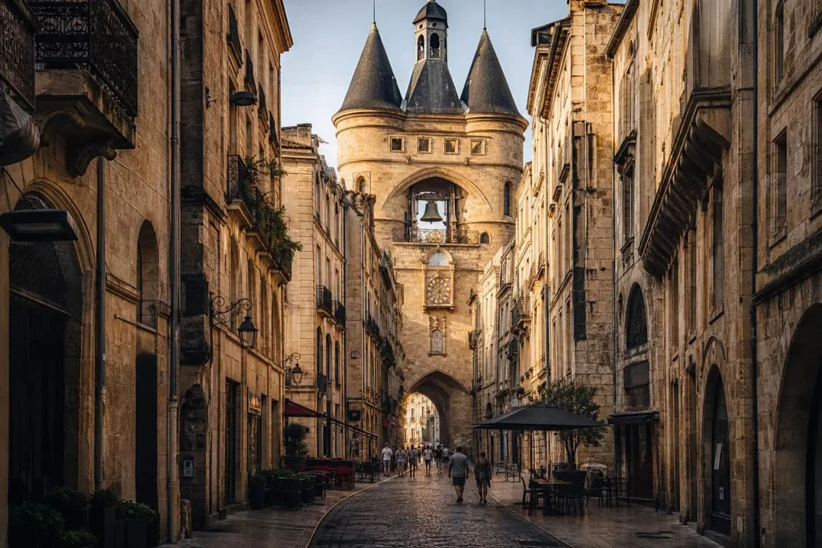 Quartier saint paul bordeaux autour de la Grosse Cloche et des ruelles pavées