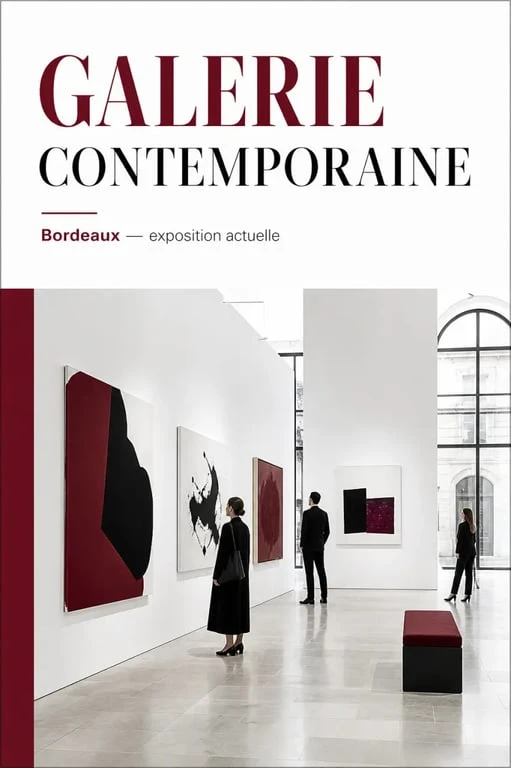 galerie d art bordeaux dans un intérieur contemporain élégant et lumineux