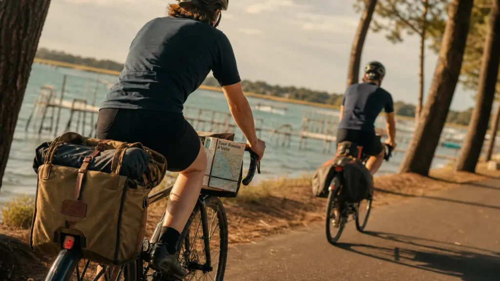 Tour bassin arcachon velo : 79 km à vélo, bateau et gares