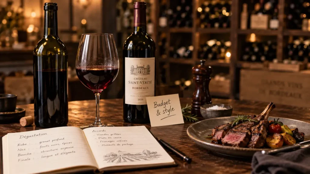 Bouteille de Bordeaux : le bon choix dépend du repas, pas seulement du prix