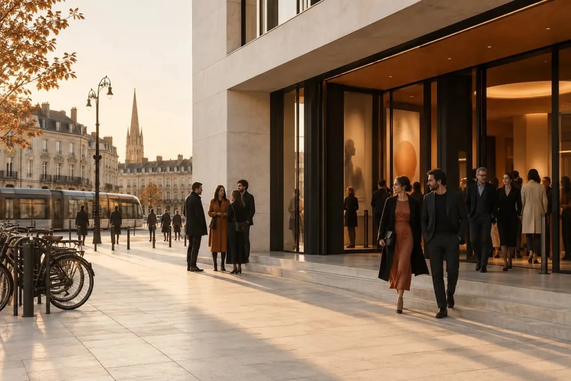 Sorties cinéma Bordeaux devant une salle de cinéma en centre-ville