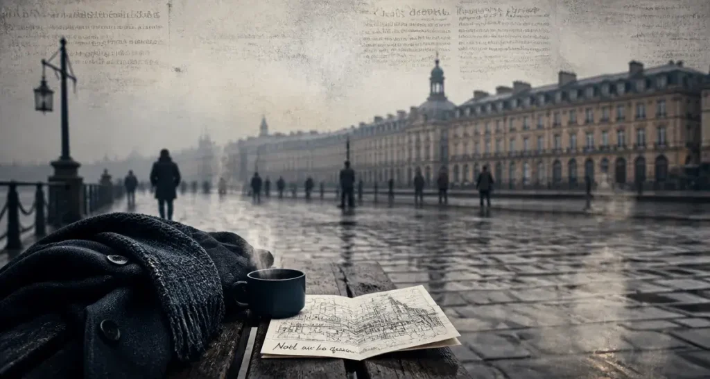 Que faire à Bordeaux le 25 décembre sur les quais, brume et pavés humides