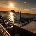 Tour du bassin d Arcachon en bateau depuis Cap Ferret : pinasse et cabanes tchanquées