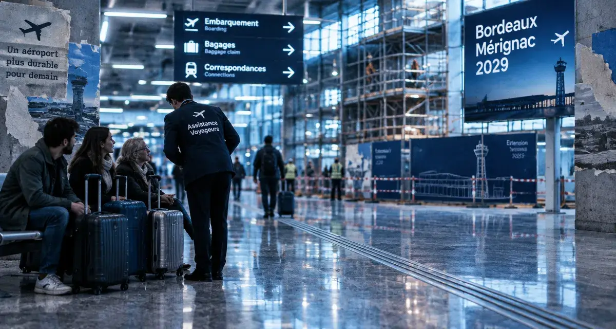 Aéroport de Bordeaux-Mérignac : les travaux démarrent, livraison fin 2029
