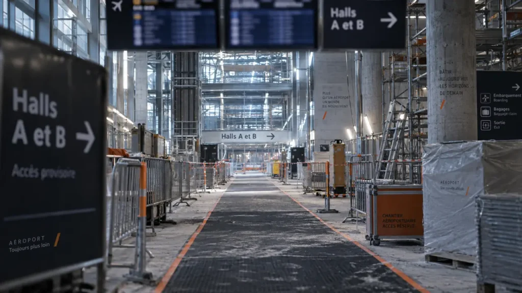 Aéroport de Bordeaux-Mérignac : trois ans de travaux entre les halls A et B