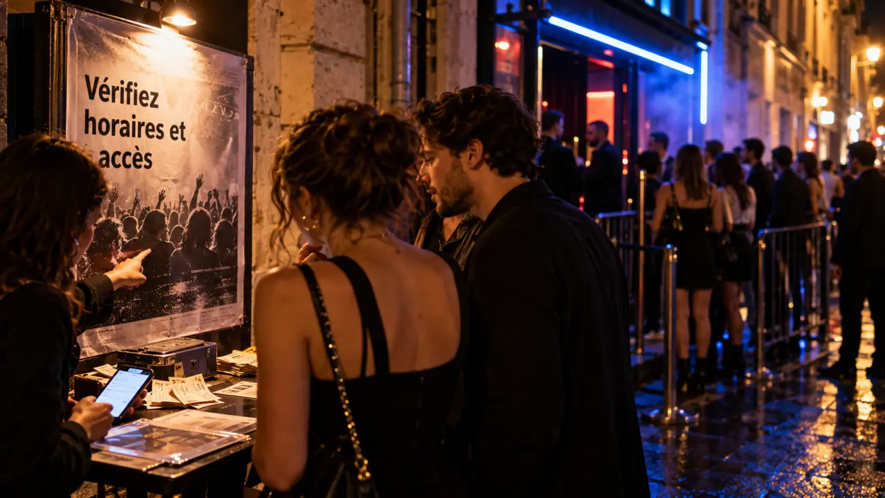 Boite de nuit bordeaux : groupe d’amis devant l’entrée nocturne