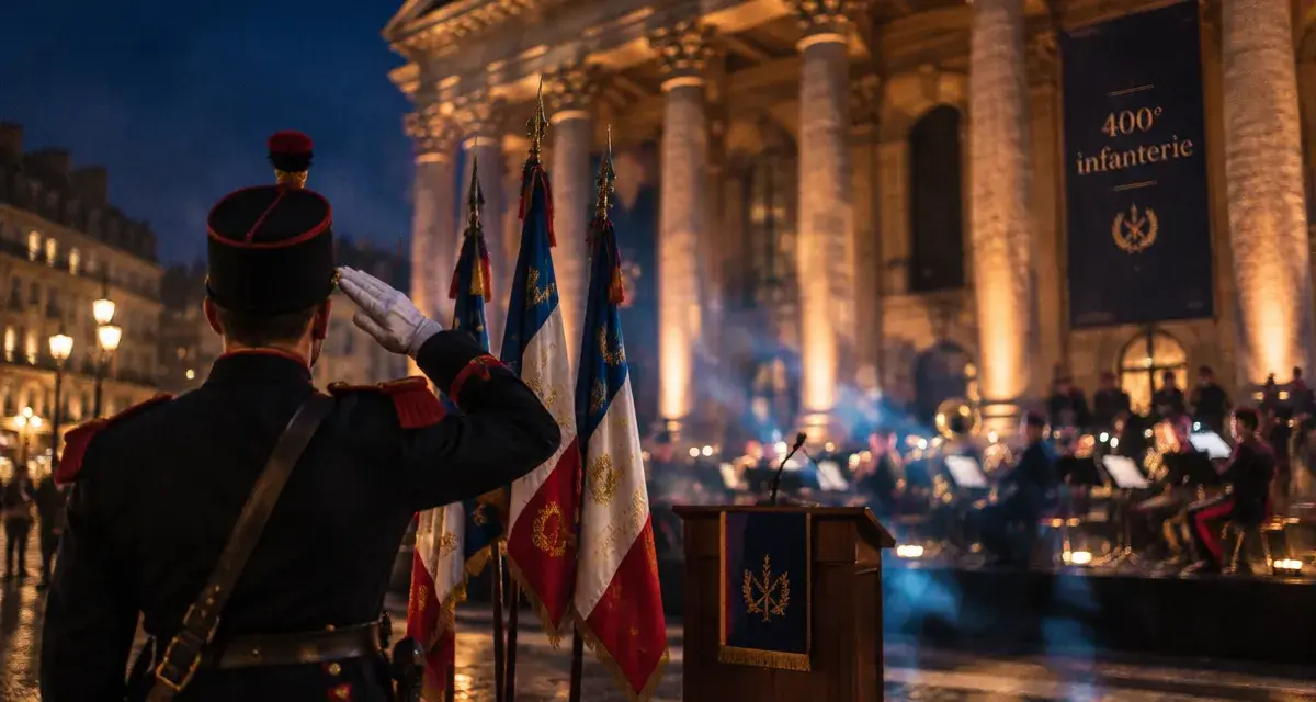 À Bordeaux, le 400e anniversaire de l’infanterie célébré en 1960