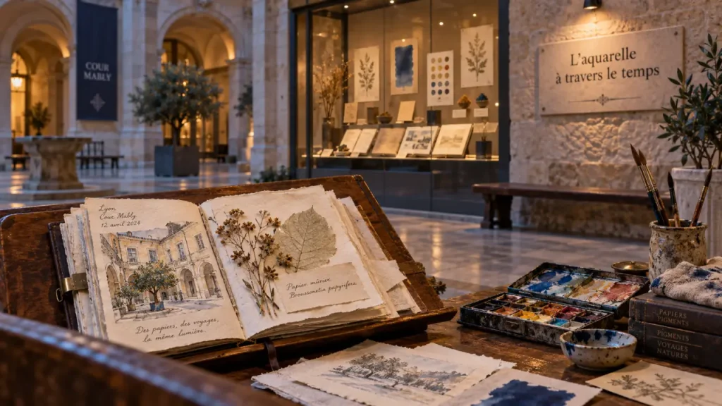 À Bordeaux, la cour Mably explore l’histoire de l’aquarelle