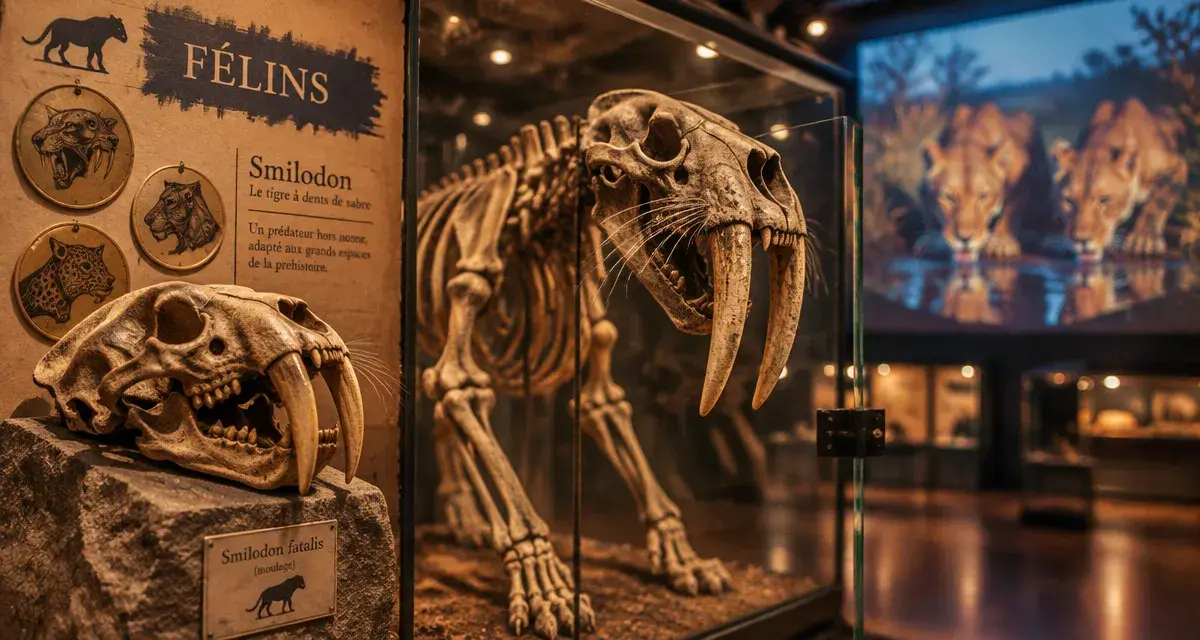Au Muséum de Bordeaux, l’exposition Félins dévoile 55 spécimens