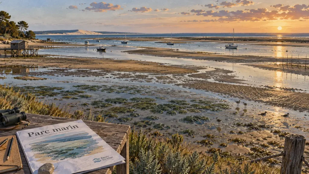 Parc naturel marin du Bassin d’Arcachon : 435 km² pour protéger la lagune et ses activités