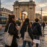 Quartier victoire bordeaux, Place de la Victoire et Porte d’Aquitaine à Bordeaux