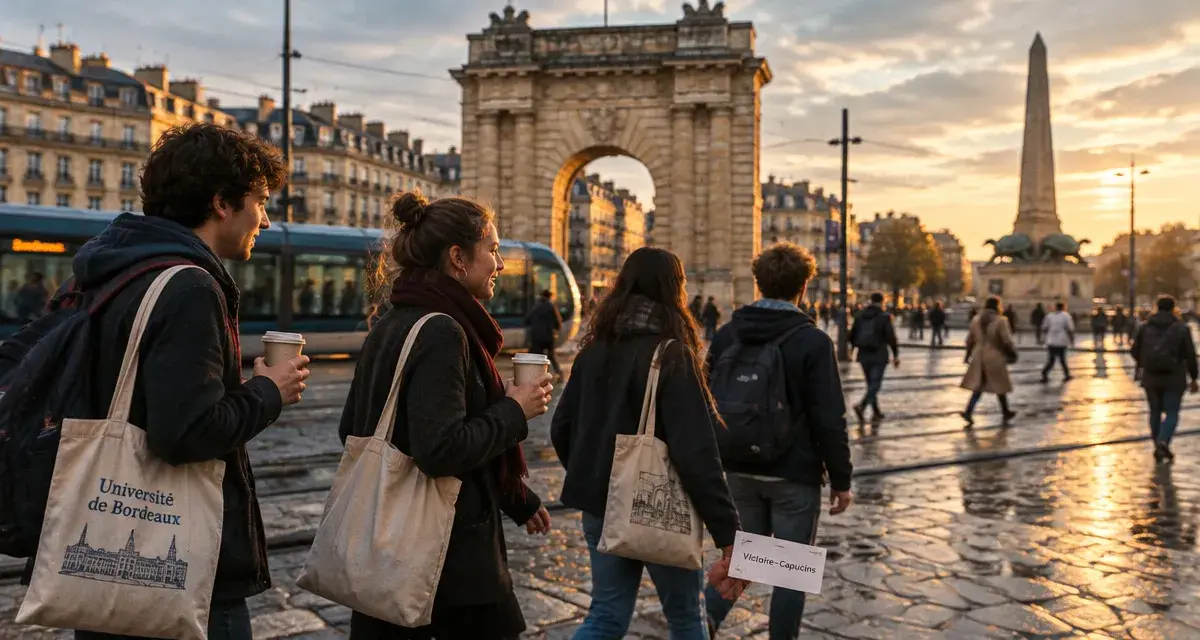 Quartier victoire bordeaux, Place de la Victoire et Porte d’Aquitaine à Bordeaux