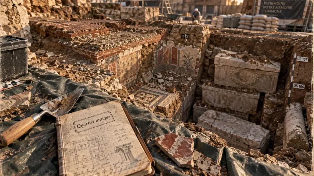 À Saint-Seurin, des fouilles révèlent un ancien quartier d’habitations