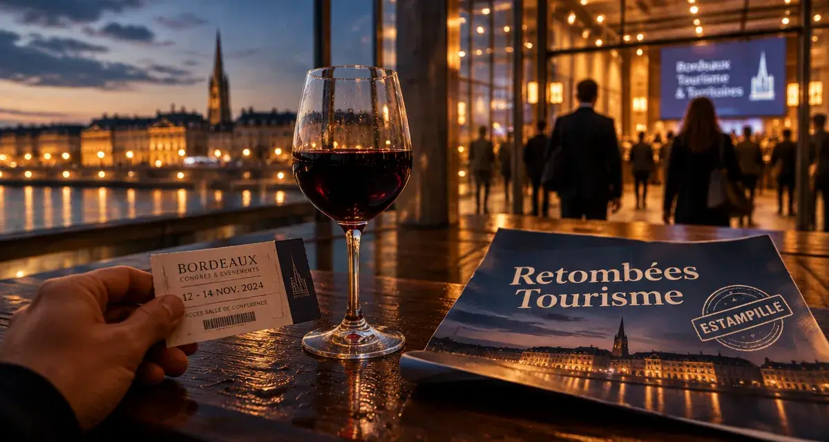 Tourisme à Bordeaux : 1,54 milliard d’euros de retombées en 2025